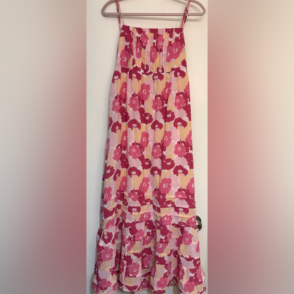 Floral Pink and Red Women's Skirt